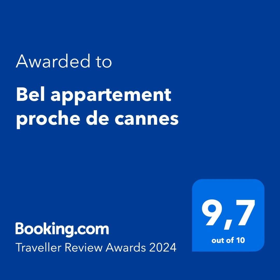 Bel Appartement Proche De Cannes Vallauris Zewnętrze zdjęcie